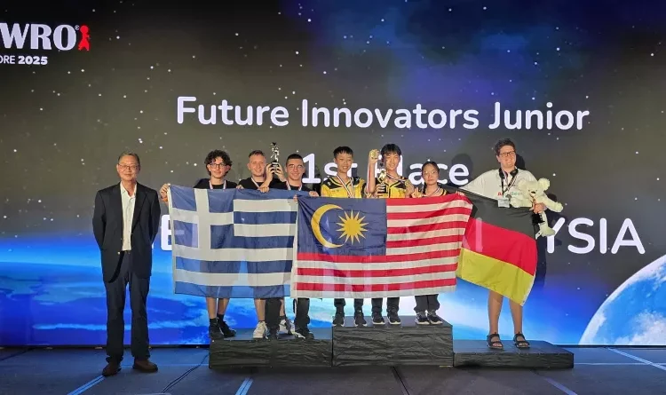 Ασημένιο μετάλλιο για την Ελλάδα και πρώτη θέση στην Ευρώπη στην Παγκόσμια Ολυμπιάδα Ρομποτικής 2025