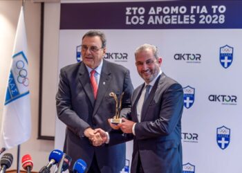 O Όμιλος AKTOR Χρυσός Χορηγός της Ελληνικής Ολυμπιακής Επιτροπής έως τους Ολυμπιακούς Αγώνες Los Angeles 2028