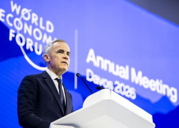 Ο Καναδός πρωθυπουργός Μαρκ Κάρνεϊ στο Νταβός