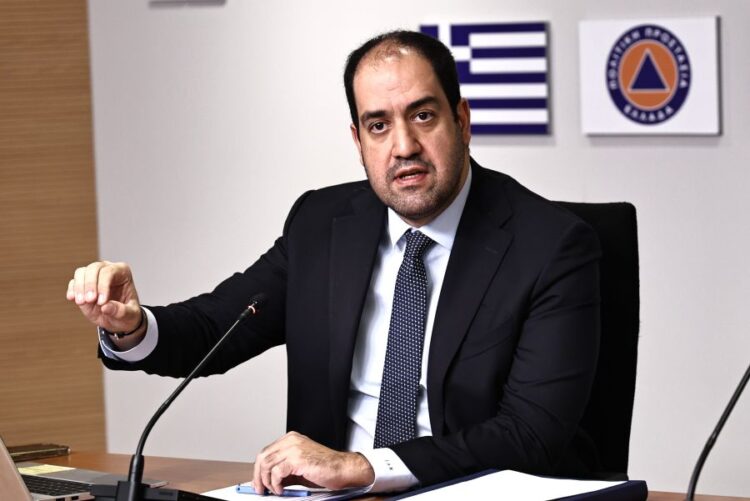 Ο υπουργός Κλιματικής Κρίσης και Πολιτικής Προστασίας Γιάννης Κεφαλογιάννης
