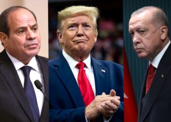 Ντόναλντ Τραμπ με Ερντογάν και Σίσι