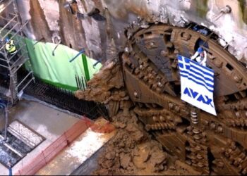 AVAX-Κων. Μιτζάλης: «Πετύχαμε ένα σημαντικό ορόσημο. Τέλος 2026 η ολοκλήρωση της σήραγγας στη Γραμμή 4»