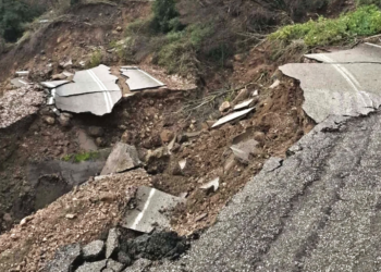 Καταστροφές στο οδικό δίκτυο της Ηπείρου