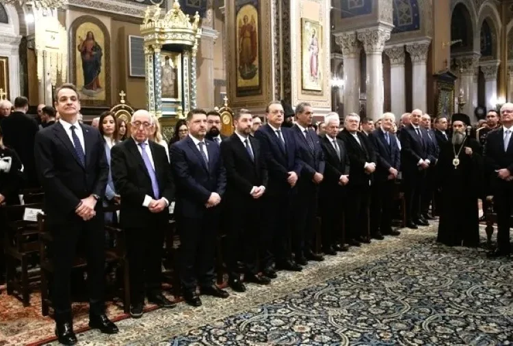 25η Μαρτίου: Με πολιτική και θεσμική παρουσία η δοξολογία στη Μητρόπολη Αθηνών