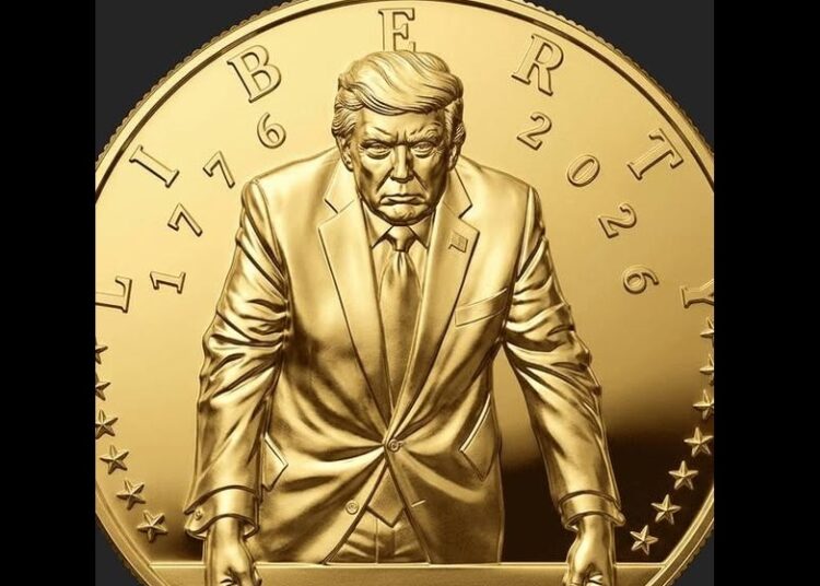 Ο Τραμπ σε χρυσό νόμισμα 24 καρατίων – Πολιτική σύγκρουση στις ΗΠΑ