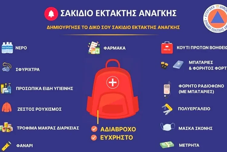 Έκτακτη ετοιμότητα: Ο πλήρης οδηγός για σακίδιο καταφυγίου 48ωρης αυτάρκειας
