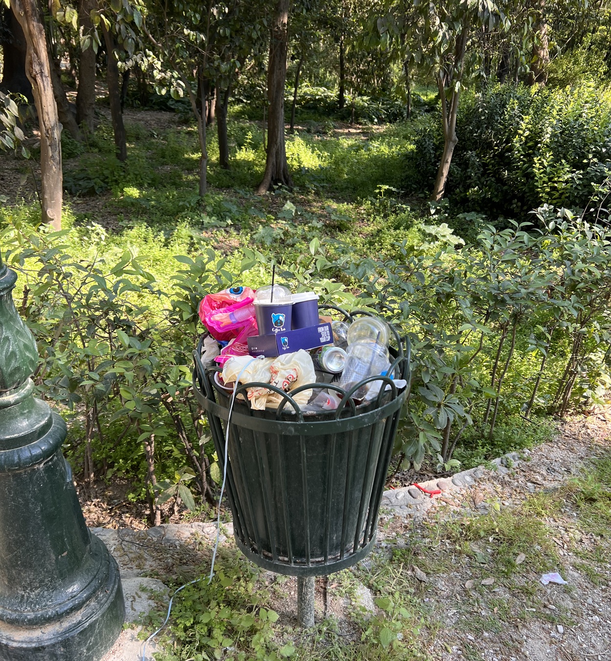 Εθνικός Κήπος σκουπίδια Δούκας δήμαρχος