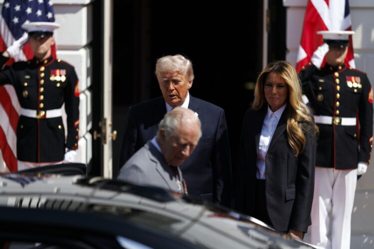 President Donald Trump and Britain’s King Charles III - EPA/WILL OLIVER