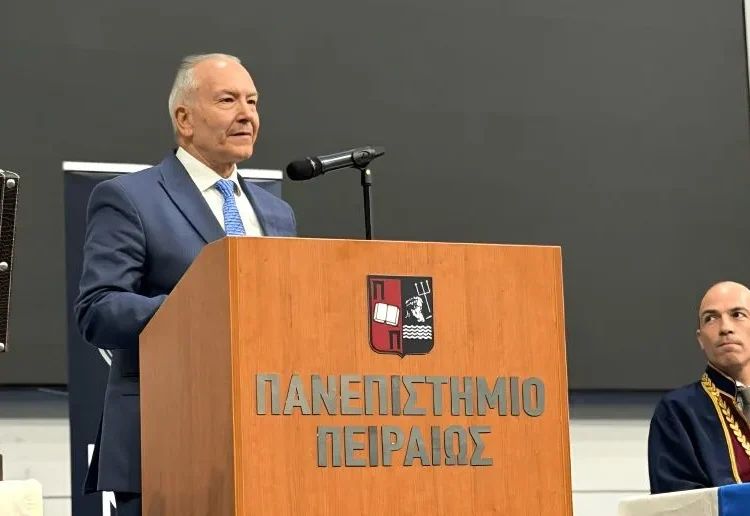 Γκίκας από Πανεπιστήμιο Πειραιώς: «Η Ελλάδα παραμένει ναυτιλιακή υπερδύναμη χάρη στους ανθρώπους της»